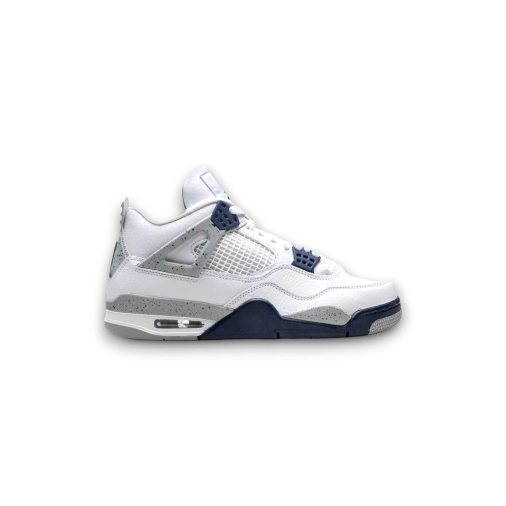 AIR JORDAN 4 RETRO "WHITE MIDNIGHT NAVY"