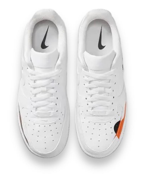 Nike WMNS Air Force 1 Low '07 "White and Safety Orange"