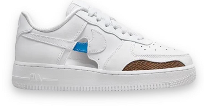 Nike WMNS Air Force 1 Low '07 "White and Safety Orange"