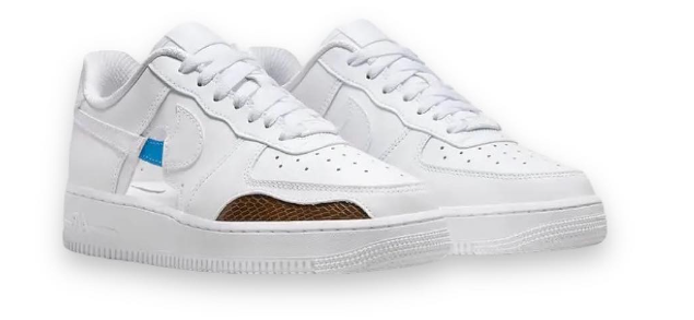 Nike WMNS Air Force 1 Low '07 "White and Safety Orange"